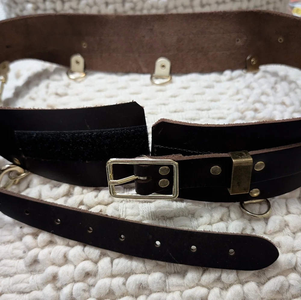 Cosplay, Steampunk, Medieval, Renaissance Belt W / Waist Pouch Bags - Picture 12 of 13